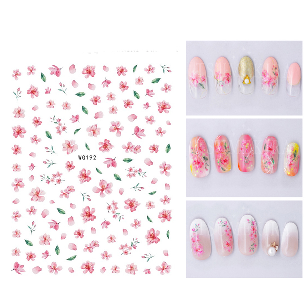 Miếng Dán Trang Trí Móng Tay Hình Hoa Cúc 3D DIY Cho Nữ