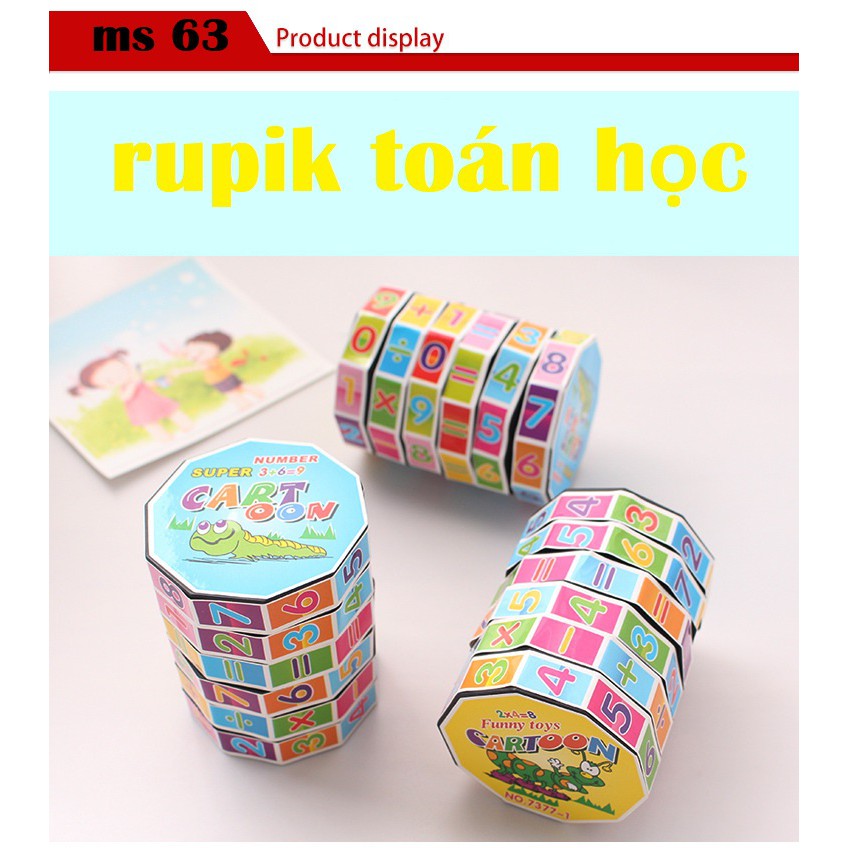RubikToán Học Giúp Bé Tập Làm Phép Tính