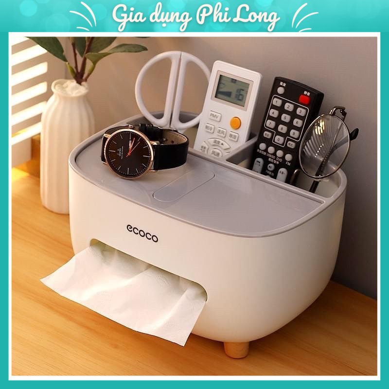 HỘP GIẤY ĐỂ BÀN ECOCO MẪU MỚI