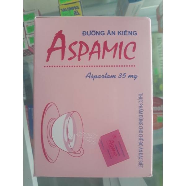 Aspamic Đường ăn kiêng (Hộp 100 gói)