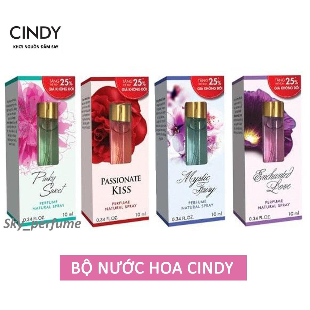[Nước hoa Cindy - Đủ loại] Nước Hoa Cindy Parfum 10ml/chai | Thế Giới Skin Care