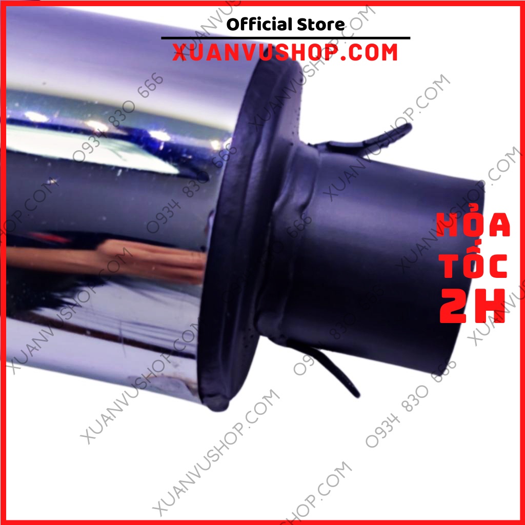 Pô cbr độ móc ấm Exciter 135 Ex 150 155 Winner x Sonic Satria Wave Sirus Redleo logo RL chính hãng ORBR XUANVUSHOP
