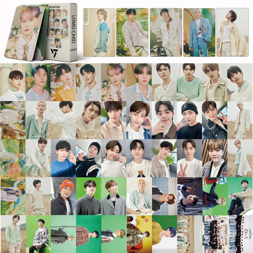 Hộp 55 Ảnh LOMO Card Nhóm Nhạc SEVENTEEN