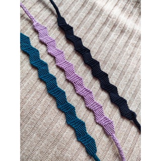 Vòng tay handmade zigzag một màu B01
