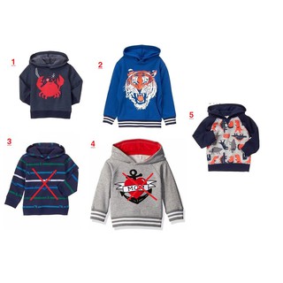 (a0050) Áo nỉ chui đầu bé trai liền nón Gymbore, Crazy, BabyGap, hàng xuất xịn