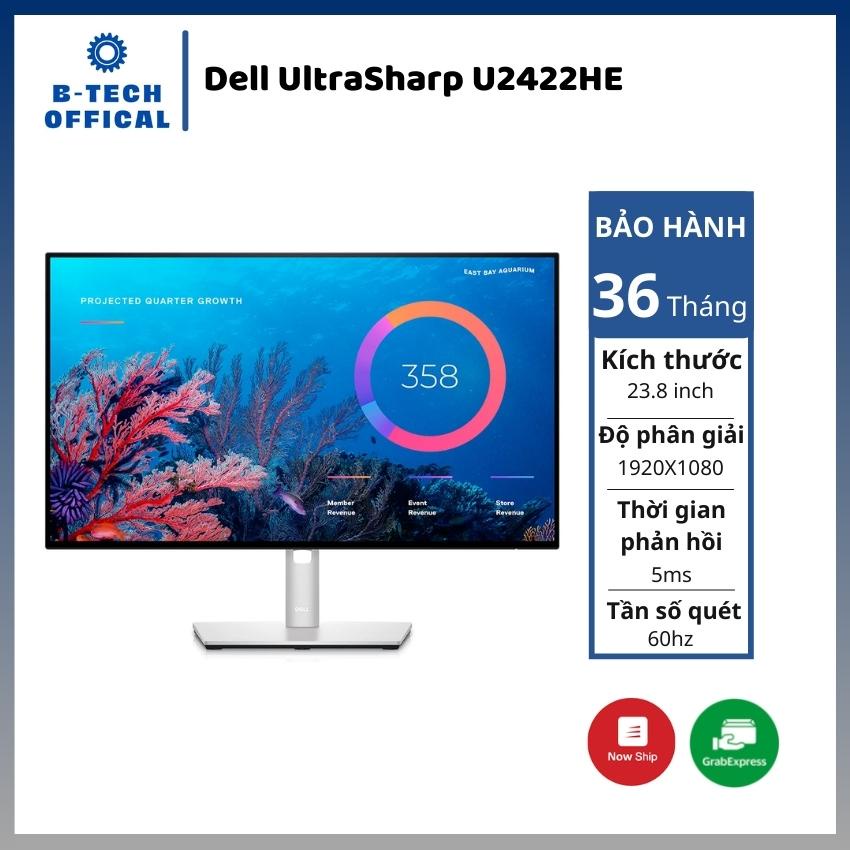 Màn hình Dell UltraSharp U2422HE/ 23.8inch HD IPS/ USBC/ 3Yrs Hàng chính hãng