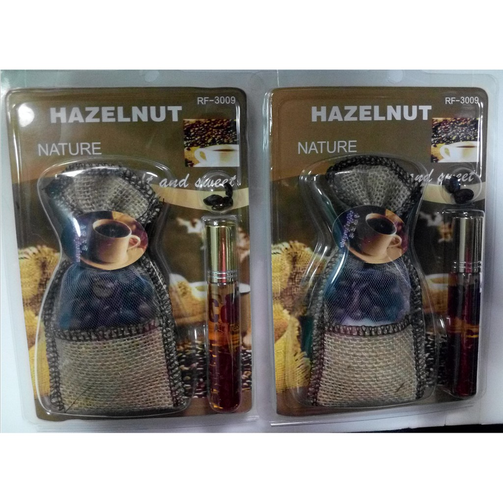 Túi thơm kèm lọ tinh dầu hương cafe HAZELNUT loại 1