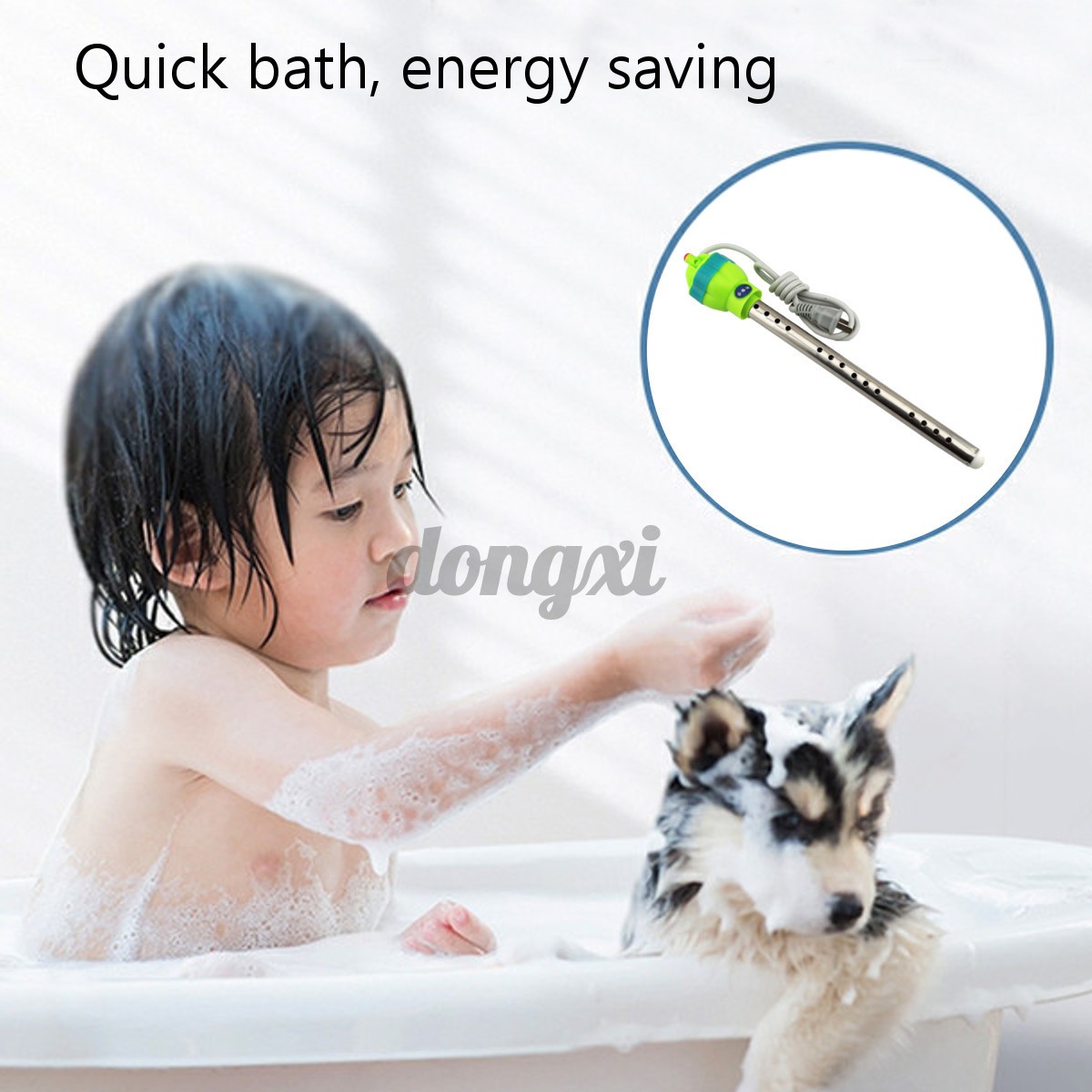 Bộ Máy Nước Nóng 1200w Cho Bồn Tắm