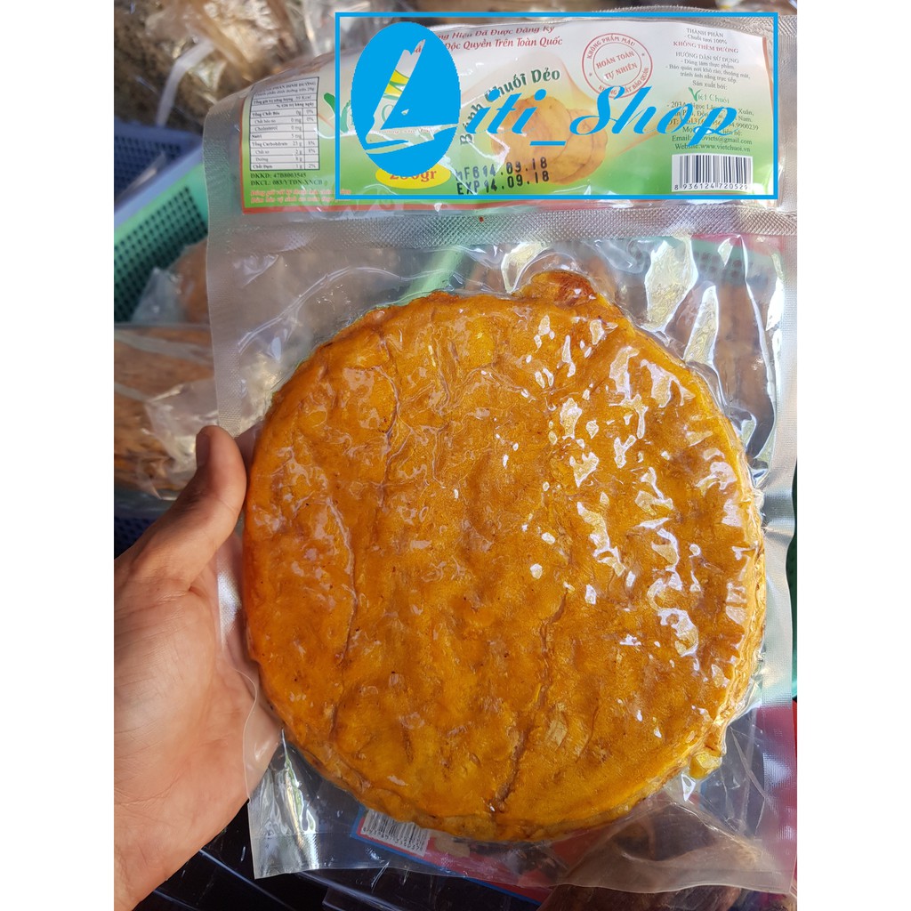 Chuối sấy dẻo Loại tròn 250gr