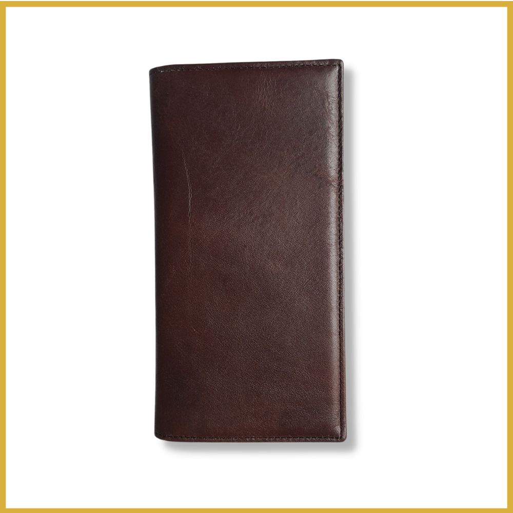 Ví da nam dài da bò trơn TIỆM ĐỒ DA VIỆT hàng cao cấp kiểu dáng cổ điển VD04