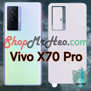 Dán Dẻo PPF Full Mặt Sau Lưng Vivo X70 Pro - X60 Pro - X50 Pro (Trong và Nhám)