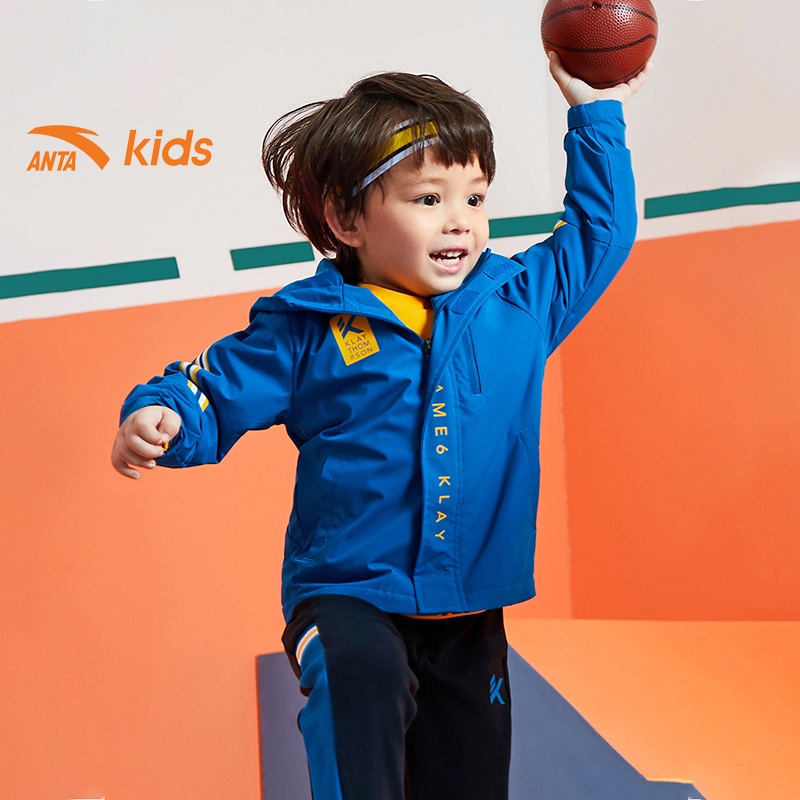 Áo khoác thời trang bé trai phối màu thương hiệu Anta Kids 352149621