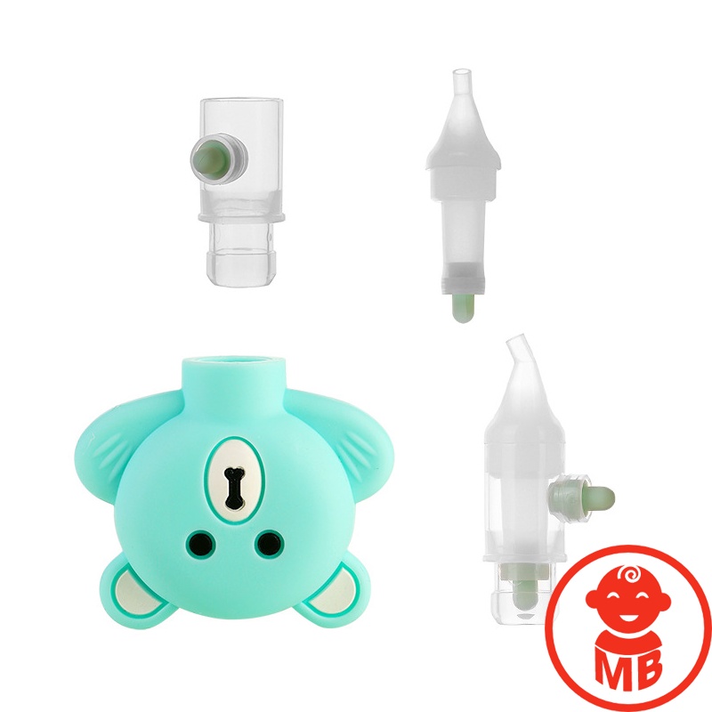 Dụng cụ hút mũi GẤU kèm nhíp gắp rỉ mũi có hộp đựng cho bé