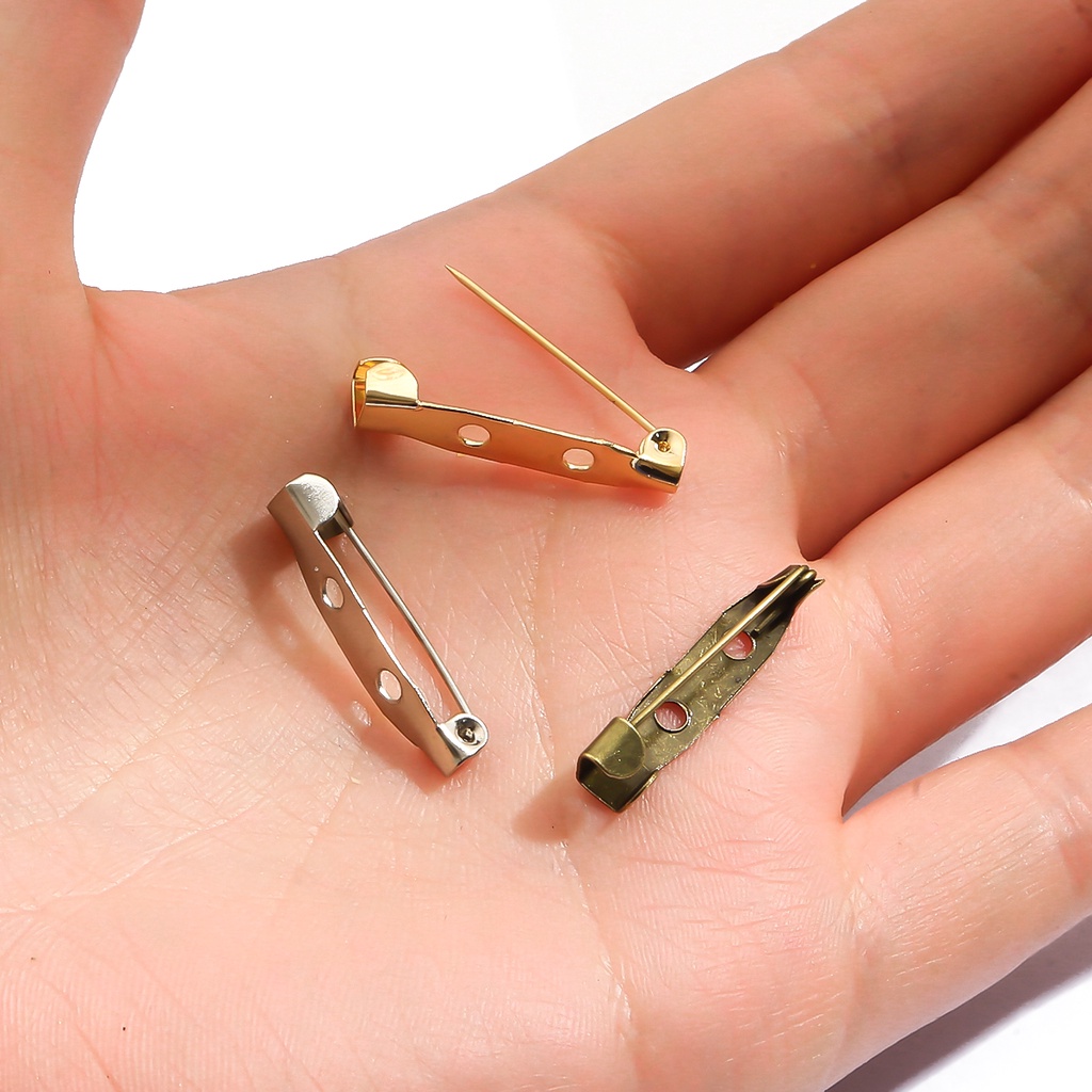 Set 10 Ghim Cài An Toàn Bằng Sắt Làm Trang Sức DIY