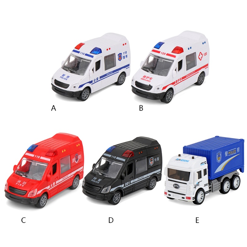 Mô Hình Xe Cứu Hỏa Đồ Chơi Mini WMMB Linh Hoạt Có Thể Kéo Lại Cho Bé