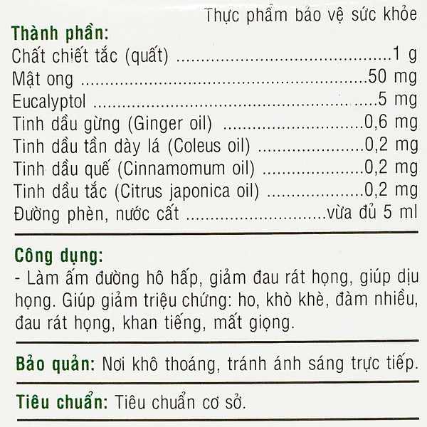 ✅(CHÍNH HÃNG) Siro Ong Vàng (Dạng Gói)