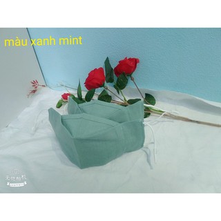 KHẨU TRANG 3D VẢI LINEN
