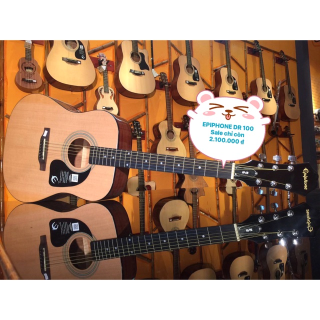 Đàn guitar Acoustic Epiphone DR 100 Mới 100%