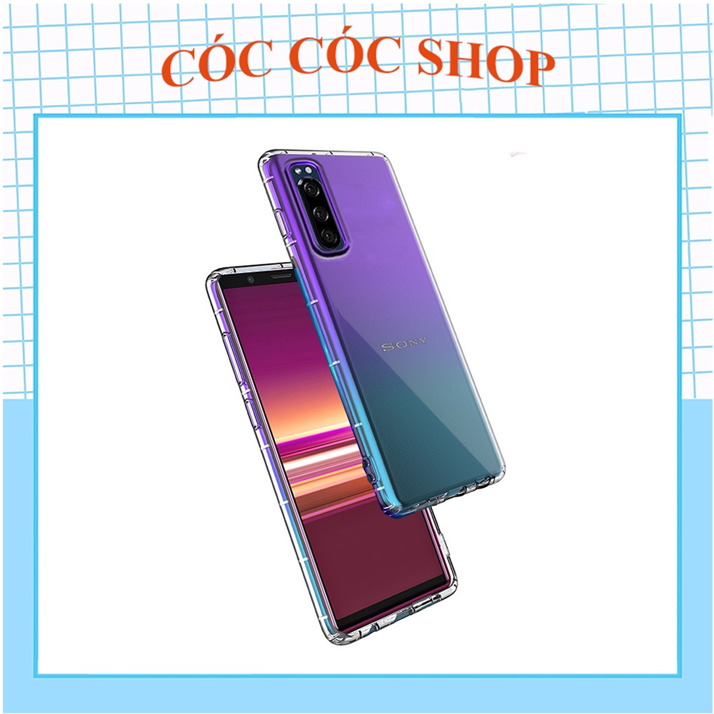 Ốp Sony Xpreia XZ2, XZ3, XZ Premium, xperia 1 mark 2,mark 3, xperia 5 mark 2,mark 3, pro 1 chống sốc toàn diện các cạnh