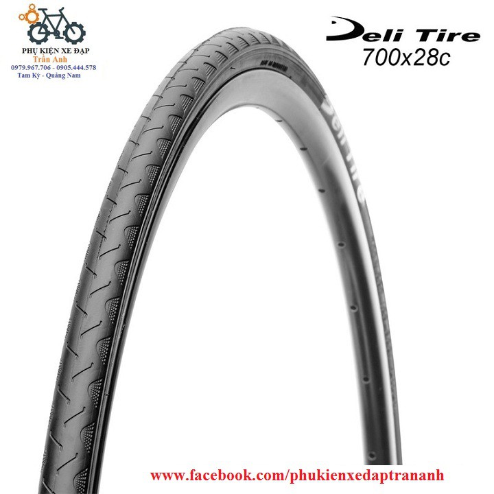 Cặp vỏ lốp xe đạp thể thao Deli Tire S601 700x28c - 2 chiếc