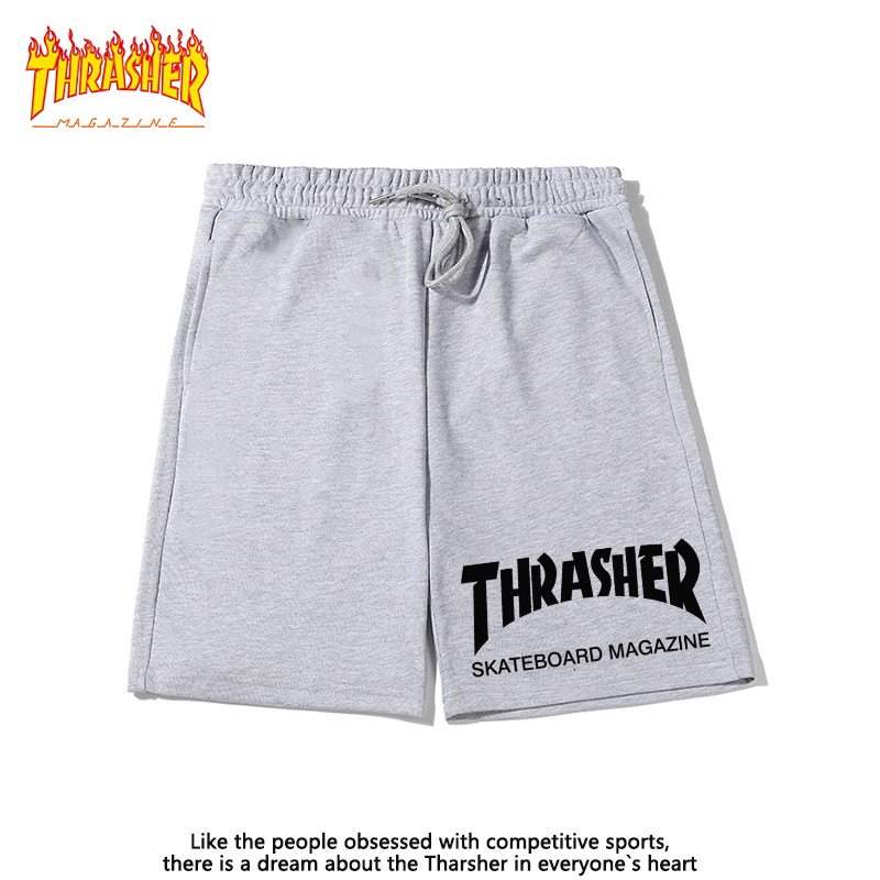 Quần Short Đa Năng In Chữ Logo Mặt Trước Cổ Điển Thời Trang Mùa Hè