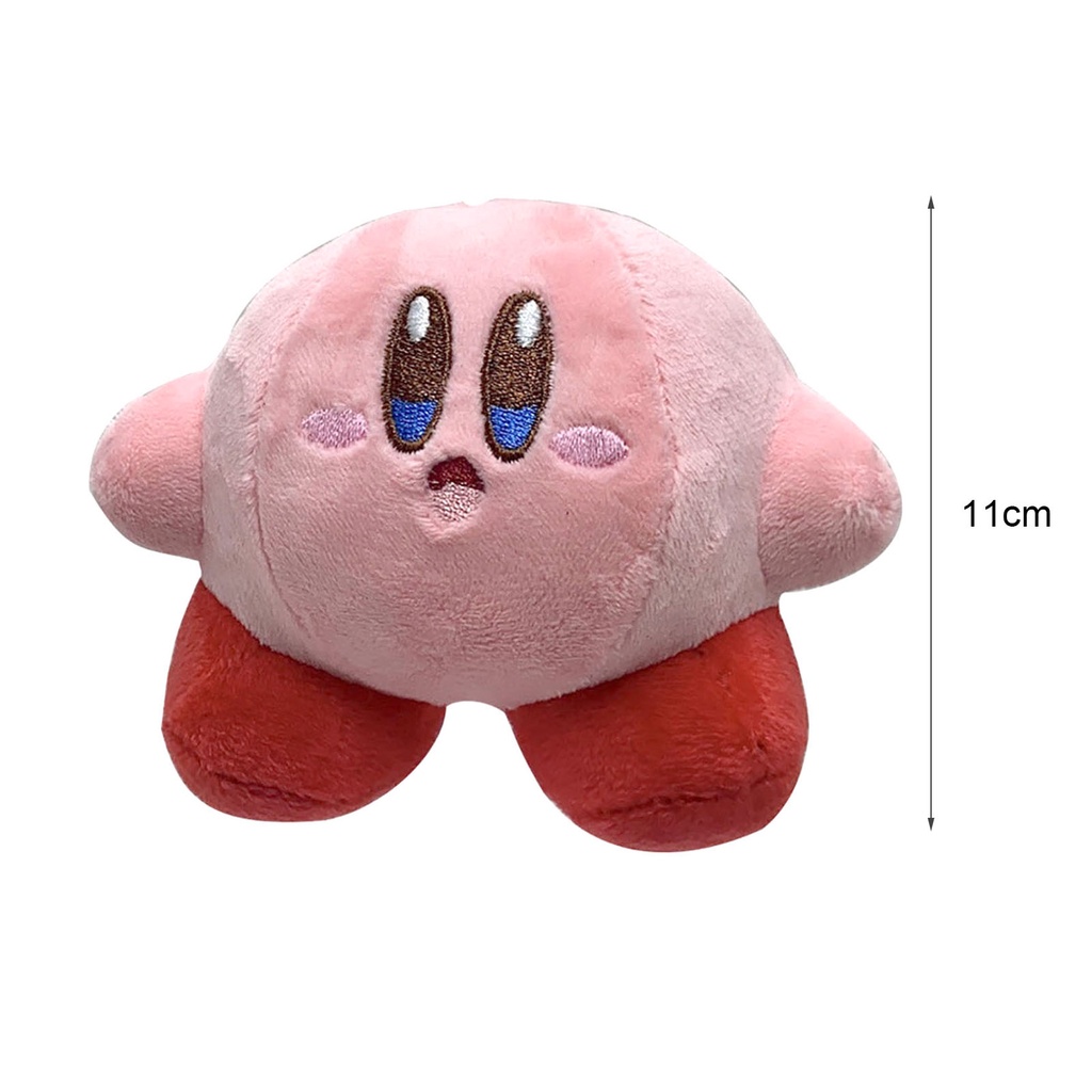 pluscloth Mini Kirby Design Plush Doll Game Stuffed Toy Hanging Bag Pendant Keychain Decor