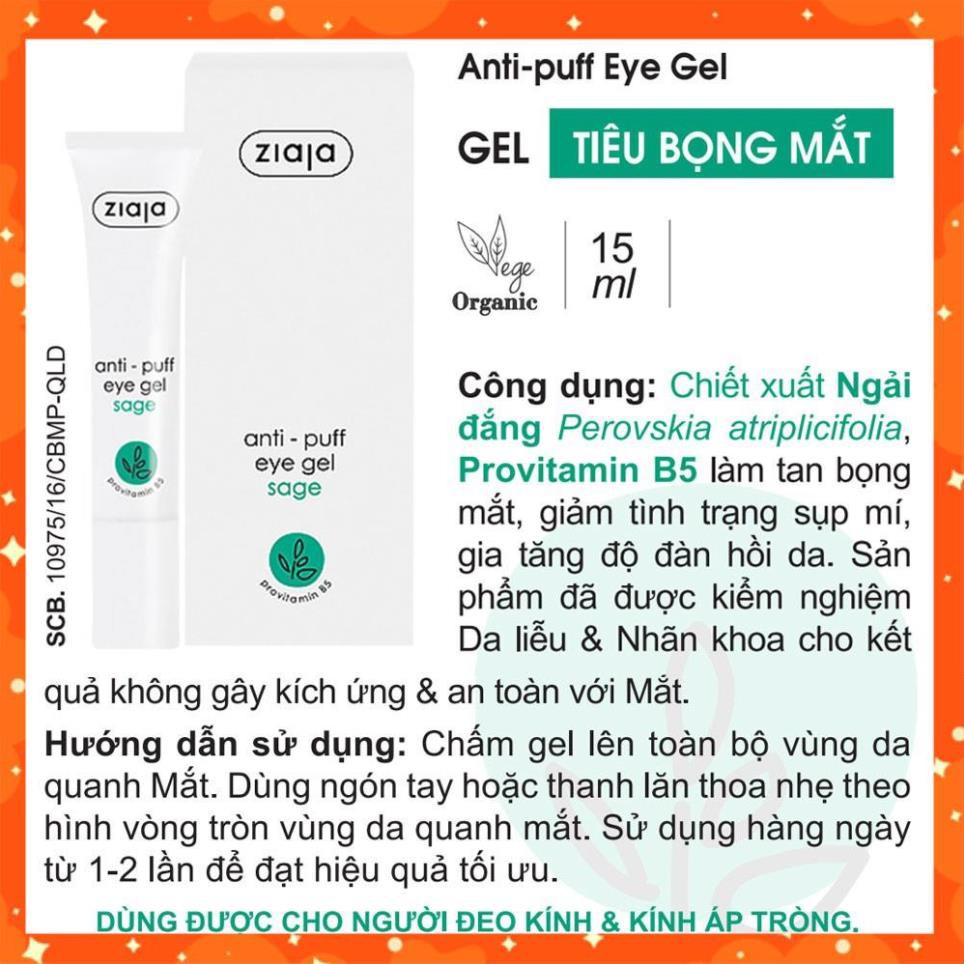 [Hàng Chính Hãng] Bộ Sản Phẩm Chăm Sóc Vùng Da Quang Mắt ZIAJA - Hết Thâm Quầng, Tan Bọng Mắt, Xóa Nhăn, Làm Căng Da | BigBuy360 - bigbuy360.vn