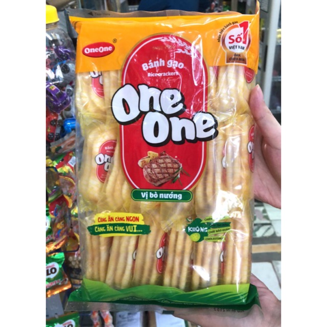 Bánh gạo mặn One One vị bò nướng