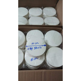 giấy nến chống dính lót bánh bao sz 10cm tệp 500 tờ