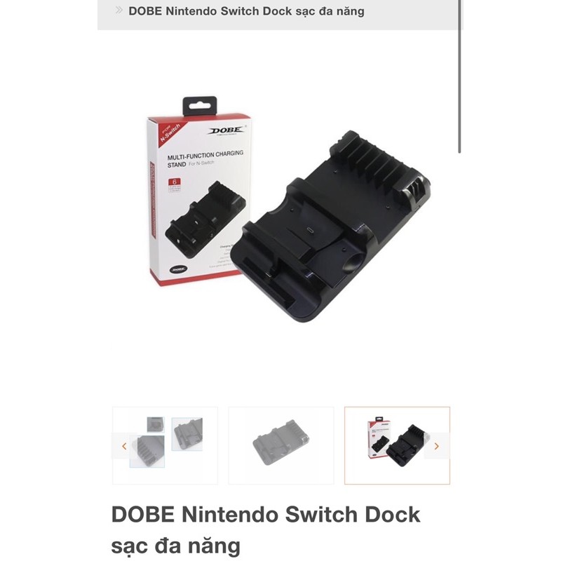 DOBE Dock sạc đa năng nintendo switch