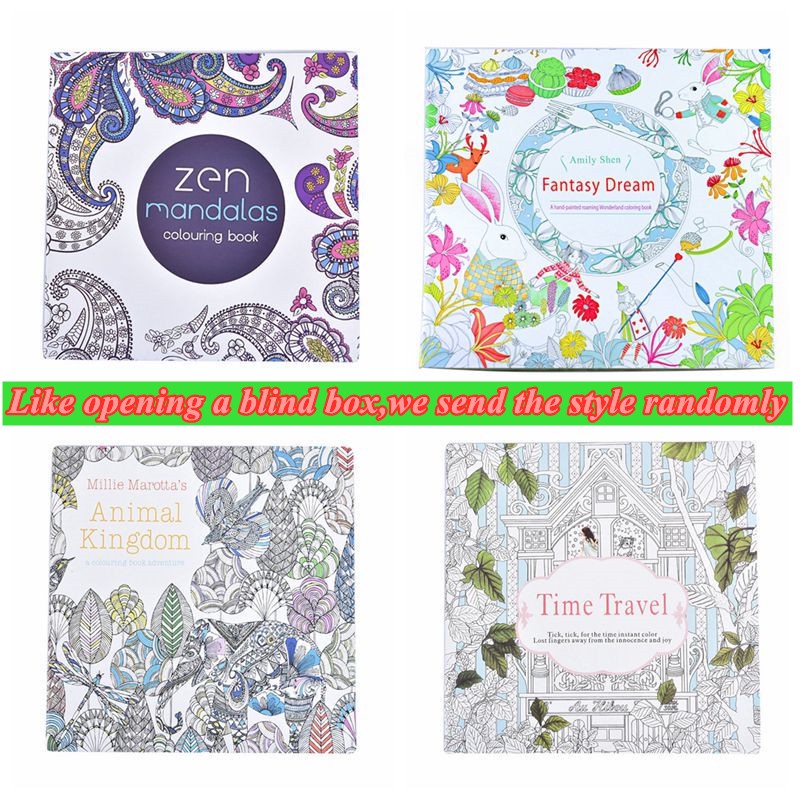 Sách Tô Màu Diy Giúp Giảm Căng Thẳng Dành Cho Người Lớn Và Trẻ Em