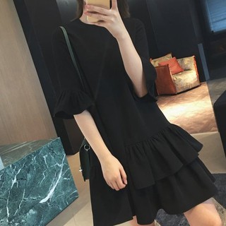 Đầm chữ a tay lỡ phối bèo