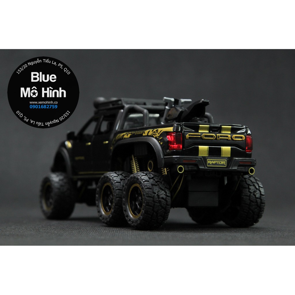 Blue mô hình | Xe mô hình Ford F150 Raptor Offroad 6 x 6 1:32 BOX