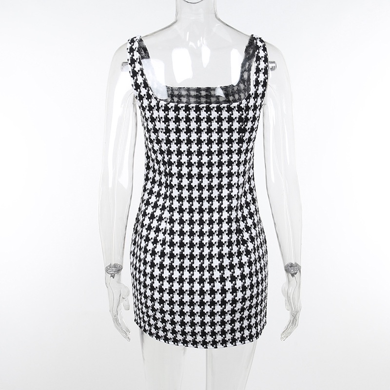 Đầm Dệt Kim Cổ Vuông Thiết Kế Quyến Rũ Cho Nữ D0310