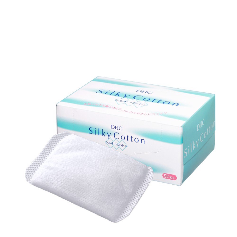 Bông Tẩy Trang Mềm Mại Dhc Silky Cotton Nhật Bản
