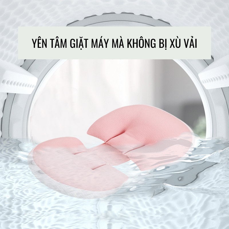 Gối bầu cánh tiên imom giảm đau lưng, nhức mỏi, cải thiện giấc ngủ, nâng đỡ và bảo vệ bụng bầu - GB1