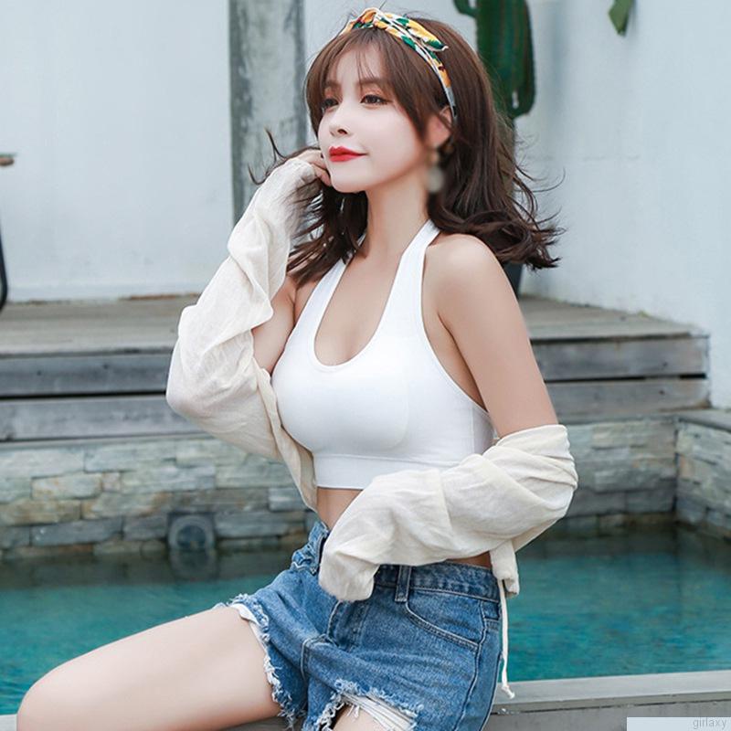 Áo ngực thể thao màu trơn phong cách hàn quốc thời trang quyến rũ cho nữ