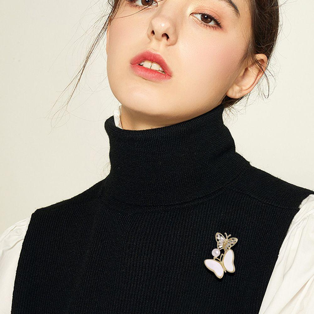 Khóa Cài Khăn Quàng Cổ Hình Bướm Chuồn Chuồn Sang Trọng Ngọt Ngào