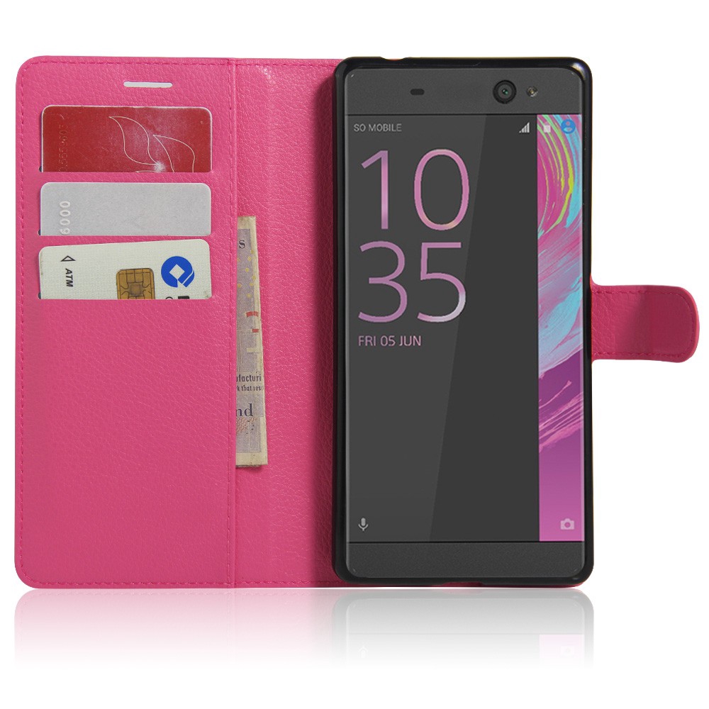 Bao Da Điện Thoại Nắp Lật Kèm Ngăn Đựng Thẻ Cho Sony Xperia C3 C4 C5 C6 Ultra T2 T3 Ultra Dual Xperia E5 M5 Ốp