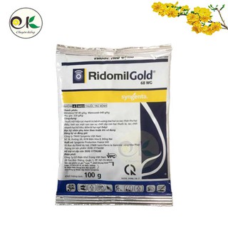 Ridomil Gold 68WG (Thuốc trừ nấm bệnh, vàng lá hiệu quả trên các loại cây trồng, hoa kiểng) gói 100g