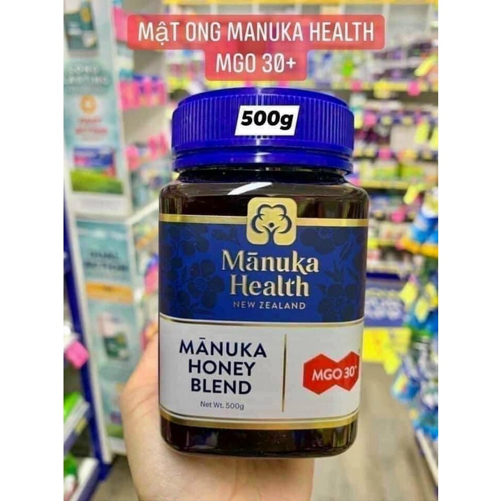 MẬT ONG MANUKA HEALTH MGO 30+ MANUKA HONEY BLEND 500G CHÍNH HÃNG - 10928