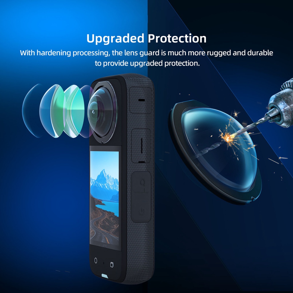 Miếng Dán Bảo Vệ Ống Kính Máy Ảnh Cho Insta360 X3 Insta 360 One X3 Panoramic Action