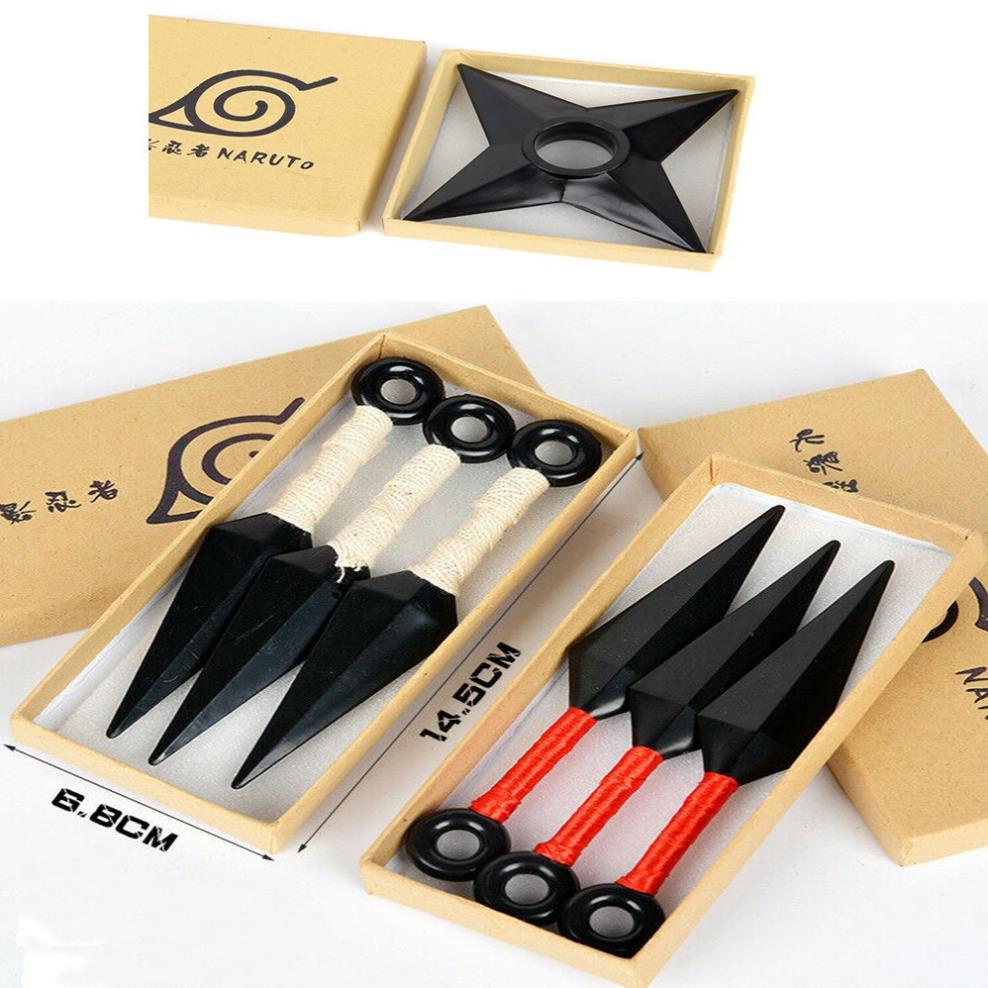 【COD】Anime Naruto Kunai Shuriken Cosplay Props Plastic Ninja Weapon darts Cosplay Accessories *