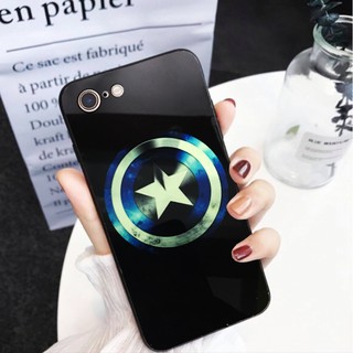 Ốp Lưng Dạ Quang - Khiên Captain ( Evengers ) - Dành cho iphone