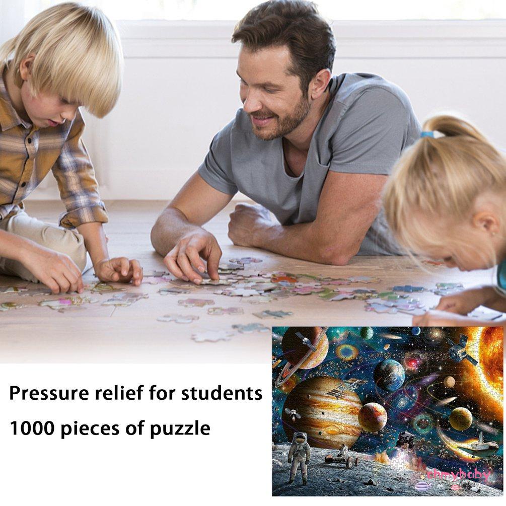 【OMB】 1000 Piece Jigsaw Puzzles For Students Puzzle Planets In Space Jigsaw Puzzle