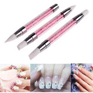 Sét bút nạn hoa silicon cán đá  [Nail Spa] .
