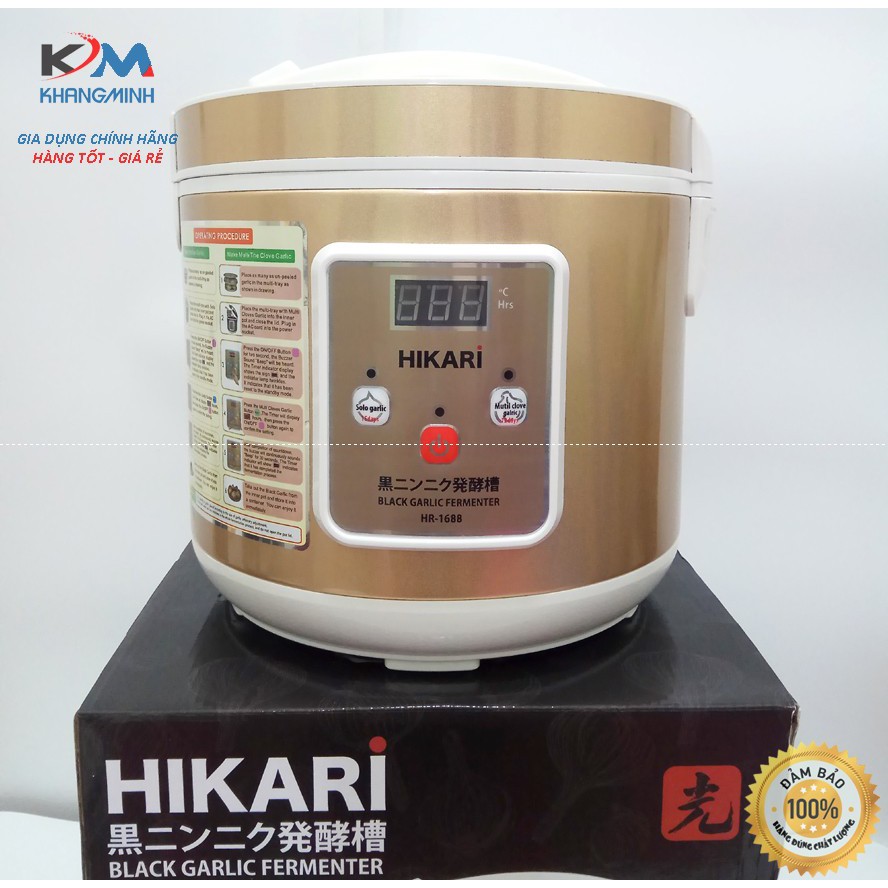 Máy Làm Tỏi Đen Hikari 1688 Nhật Bản Bảo hành 12 Tháng