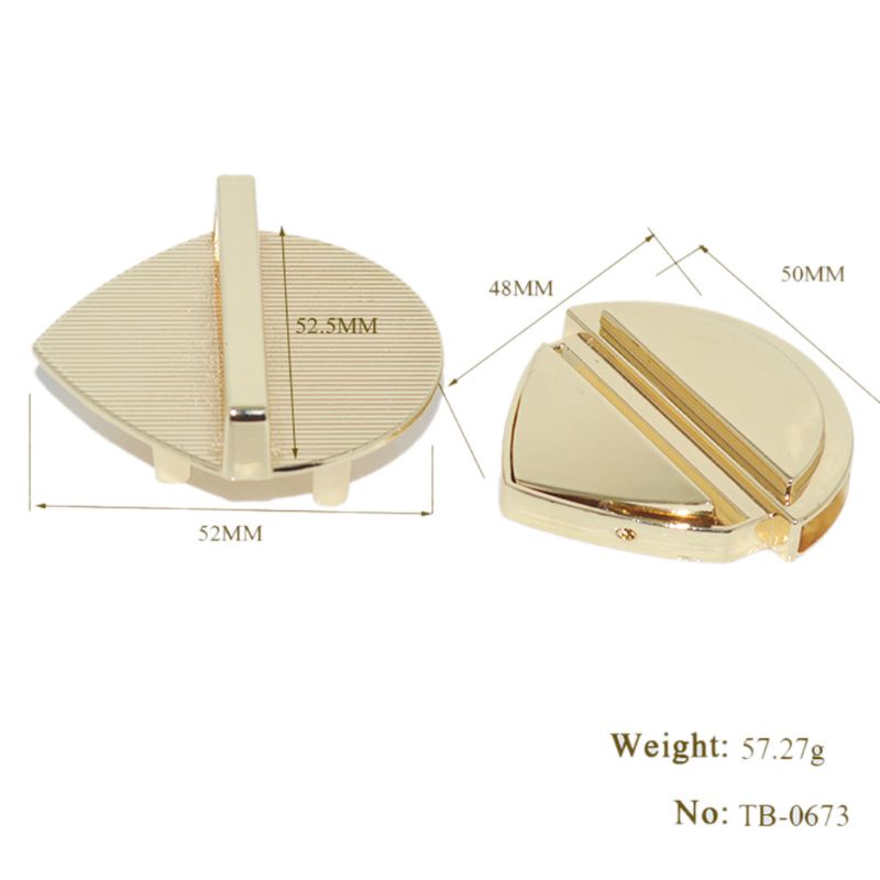 Khóa Kim Loại Dạng Xoắn DIY Dành Cho Túi Xách Đeo Vai