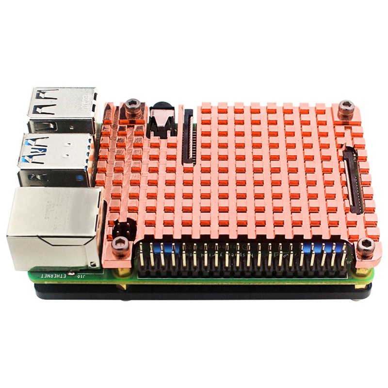 Bộ Tản Nhiệt Bằng Đồng Cho Raspberry Pi 4B