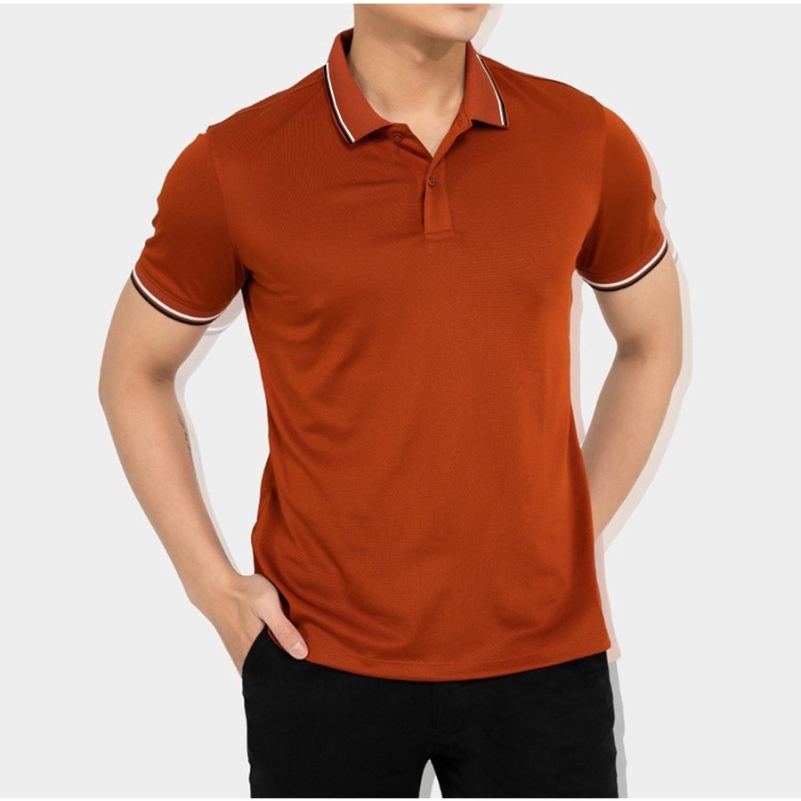 Áo Thun nam POLO PHỐI VIỀN vải thun mát lạnh chất thun cotton 4 chiều cao cấp-PLOVIEN512